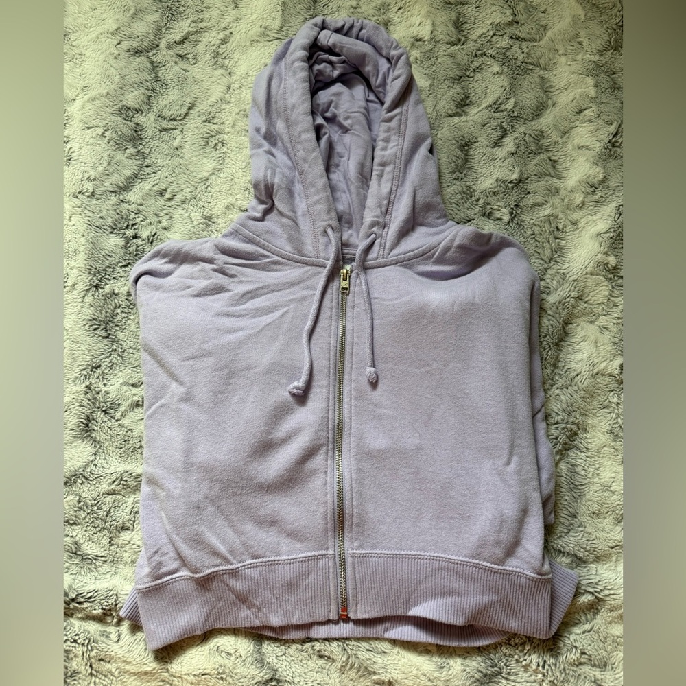 women’s cropped zip up